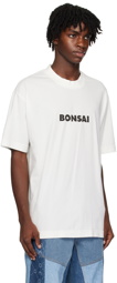 Bonsai White Printed T-Shirt