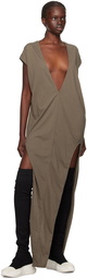 Rick Owens DRKSHDW Gray Arrowhead Maxi Dress