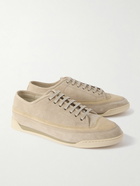 John Lobb - Court Two-Tone Suede Sneakers - Neutrals