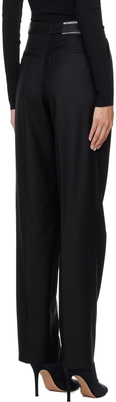 Boyarovskaya Black Taglia Trousers