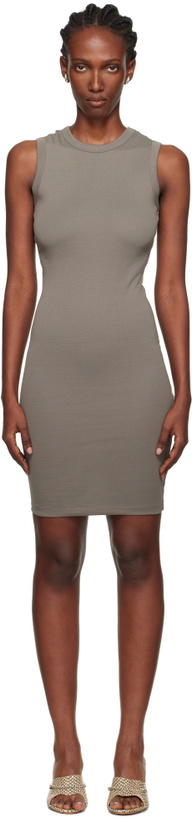 Photo: FLORE FLORE Taupe Esmé Midi Dress