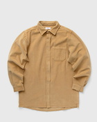 Erl Corduroy Shirt Woven Brown - Mens - Longsleeves