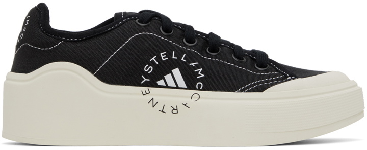 Photo: adidas by Stella McCartney Black Court Sneakers