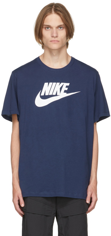 Photo: Nike Navy Icon Futura T-Shirt