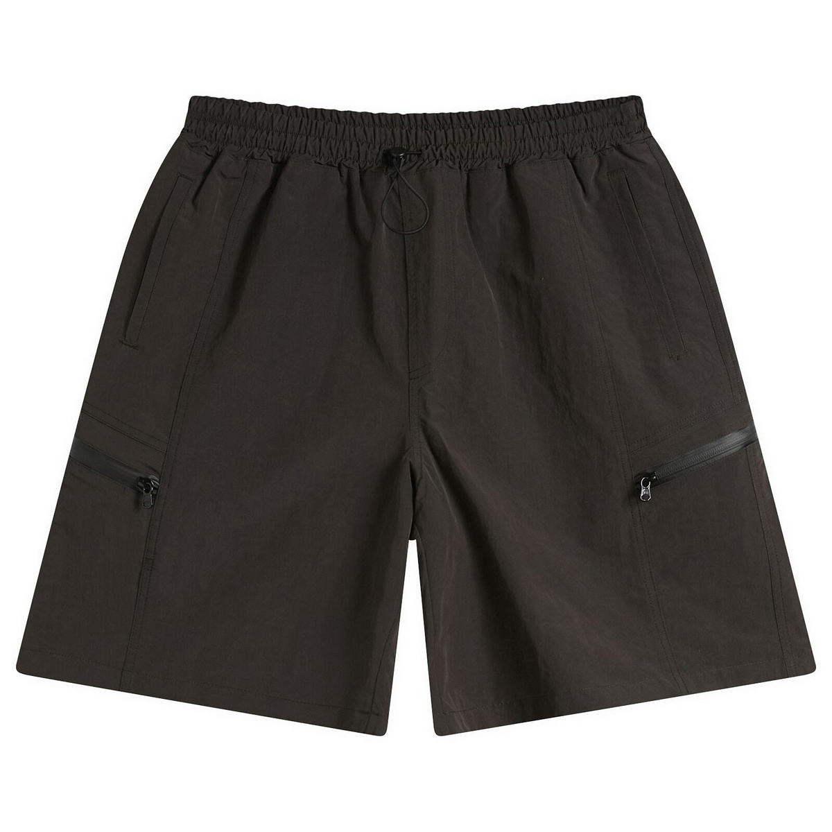 FrizmWORKS Men's Nylon Utility Pocket Shorts in Charcoal