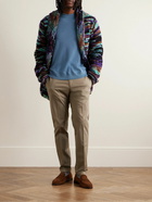 Paul Smith - Slim-Fit Logo-Embroidered Merino Wool Sweater - Blue