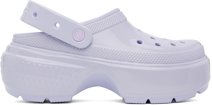 Crocs Blue Stomp High Shine Clogs Crocs