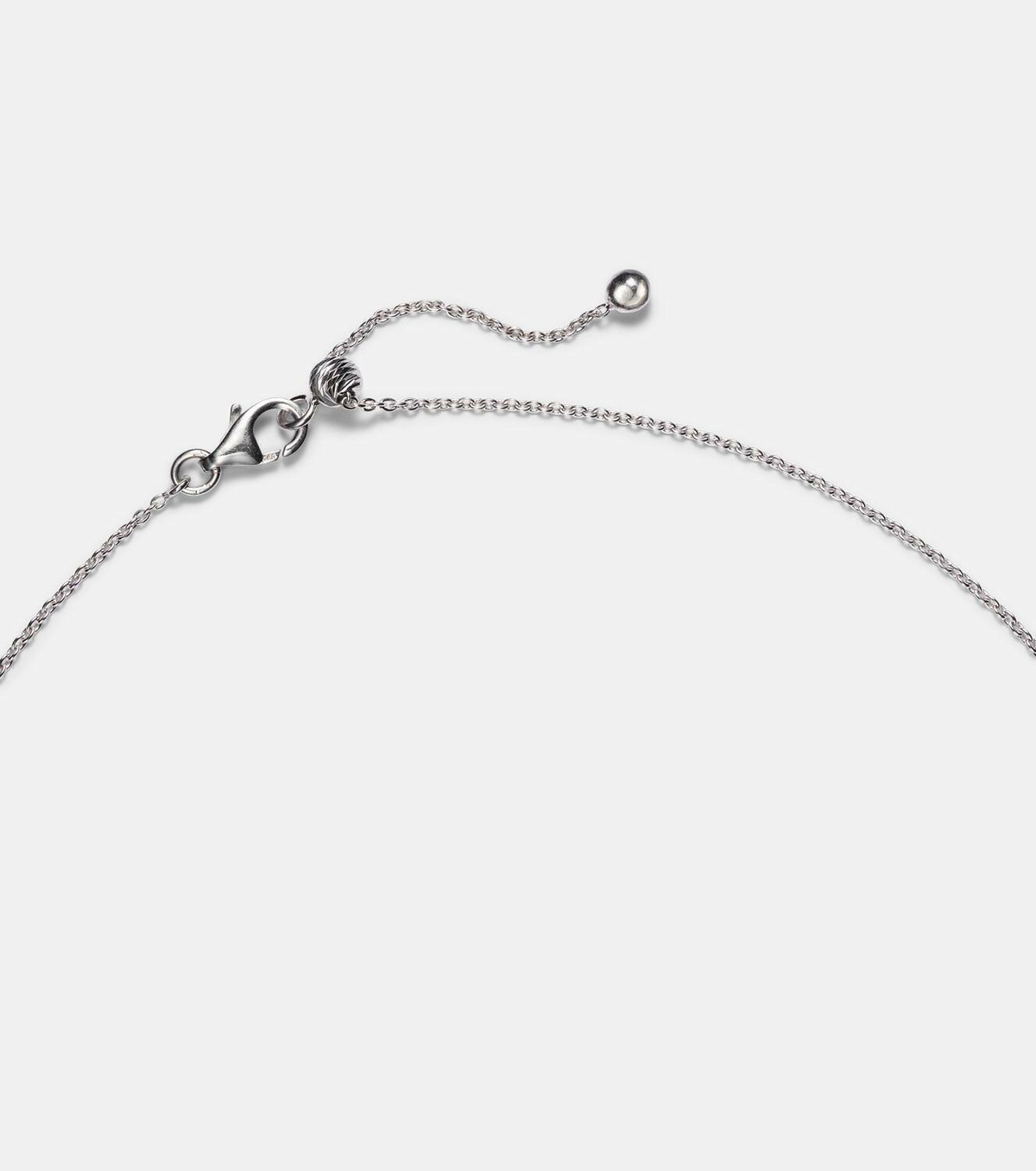 Kamyen Art Deco 18kt white gold choker with diamonds