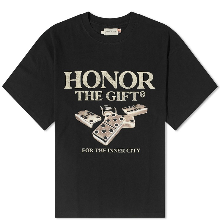 Photo: Honor the Gift Men's Dominos T-Shirt in Black