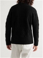 NN07 - Dominic Cable-Knit Sweater - Black