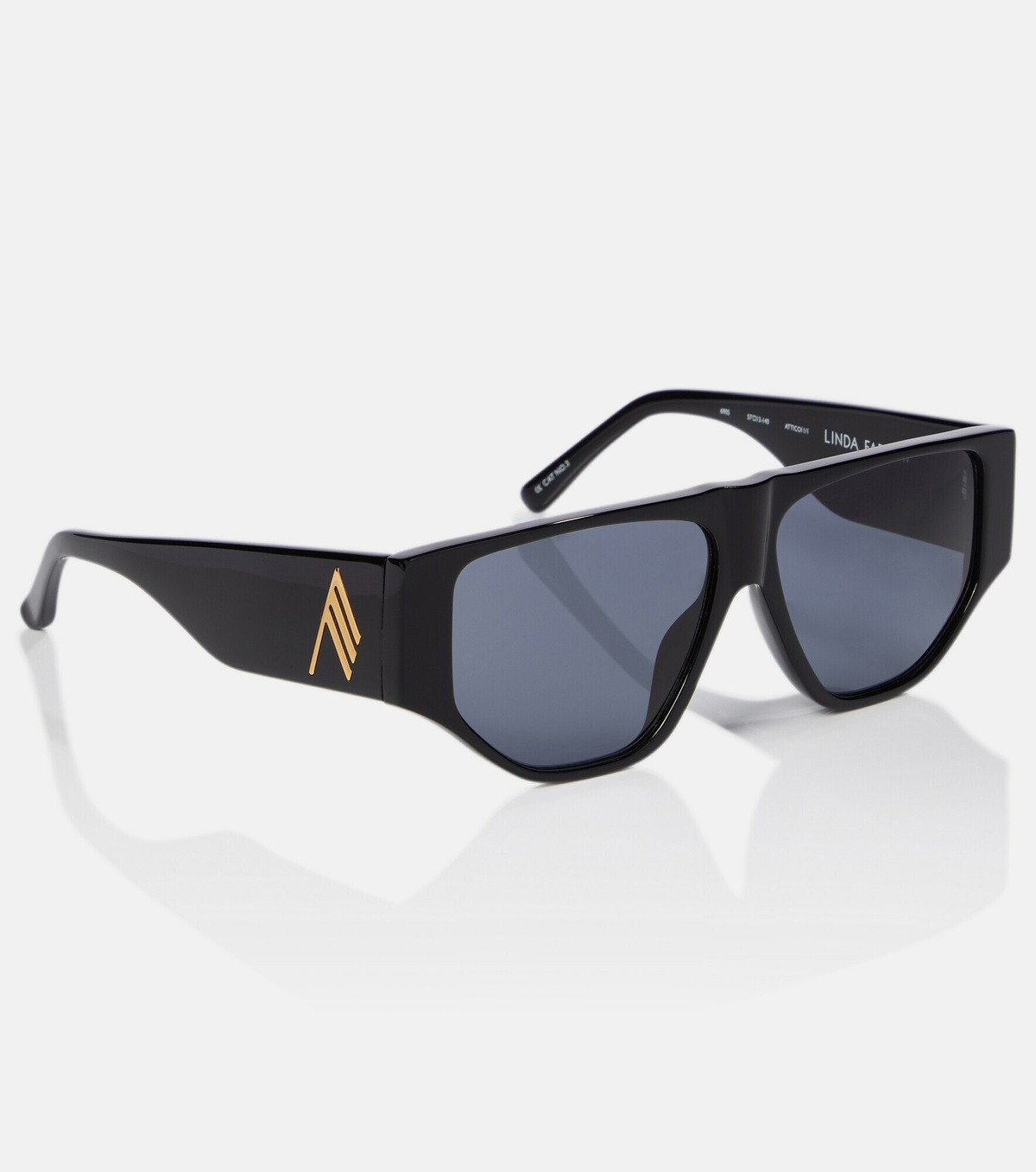 The Attico - x Linda Farrow Ivan flat-brow sunglasses The Attico