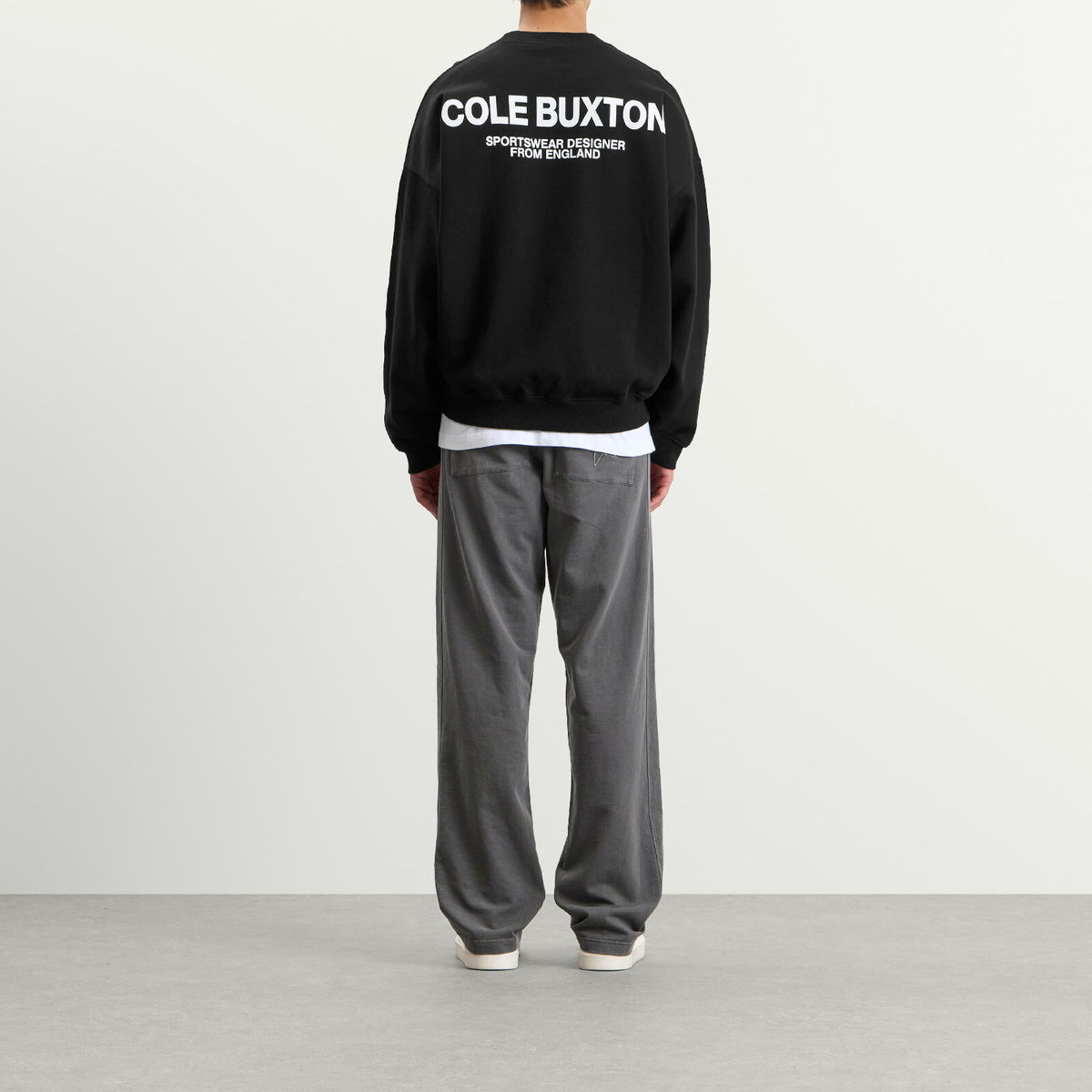 Cole Buxton Men's CB Sportswear Sweatshirt in Black