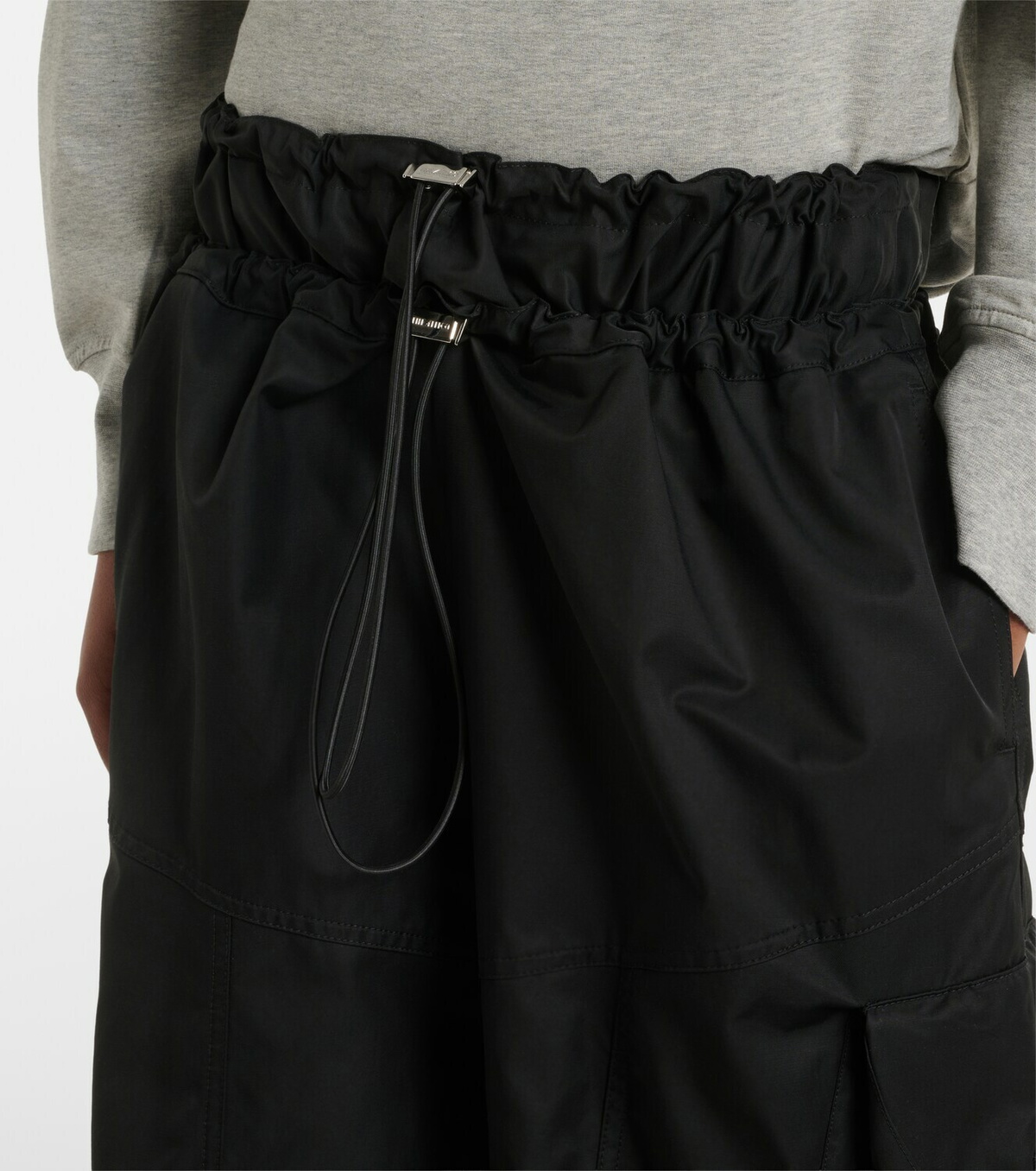 The Attico Cotton-blend cargo pants