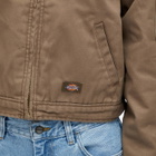 Dickies Women's Lined Eisenhower Cropped Jacket in Mushroom