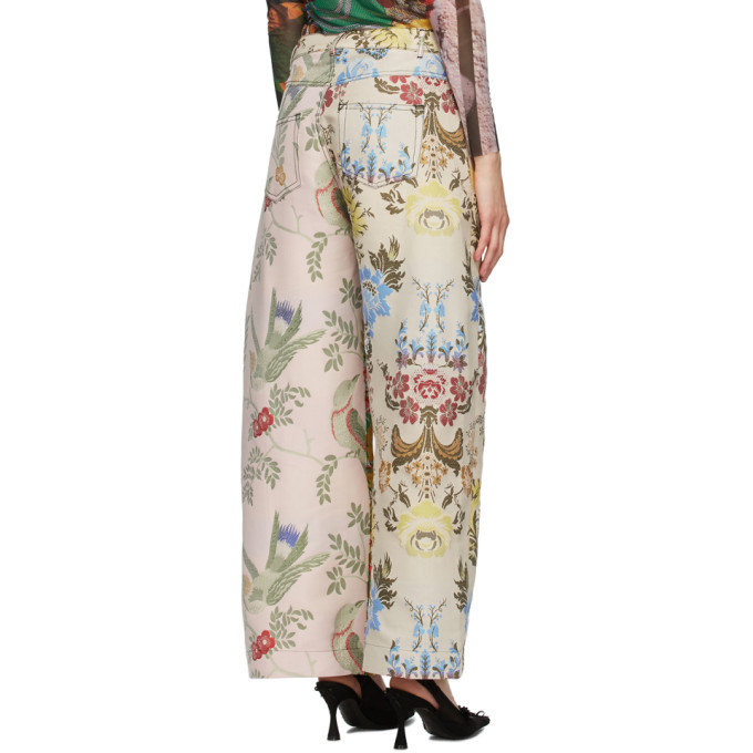 Martin Trousers - Retro Flowers - Cotton - Sézane