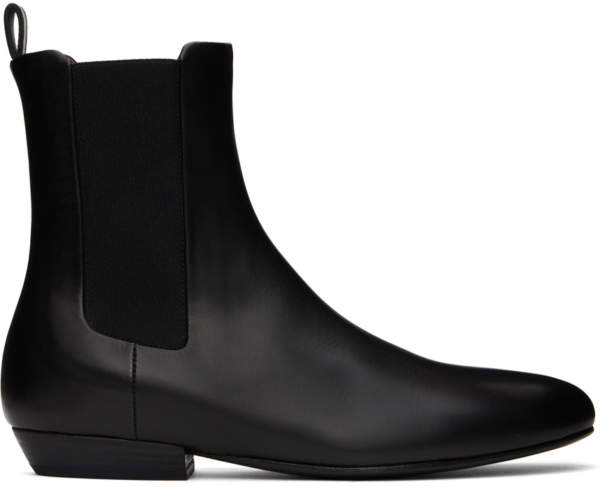 Marsèll Black Miniblocco Beatle Chelsea Boots