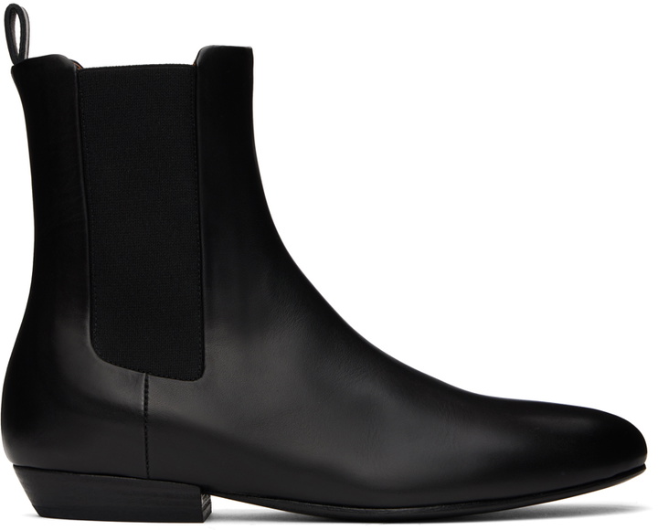 Photo: Marsèll Black Miniblocco Beatle Chelsea Boots