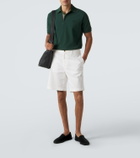 Etro Pegaso cotton piqué polo shirt