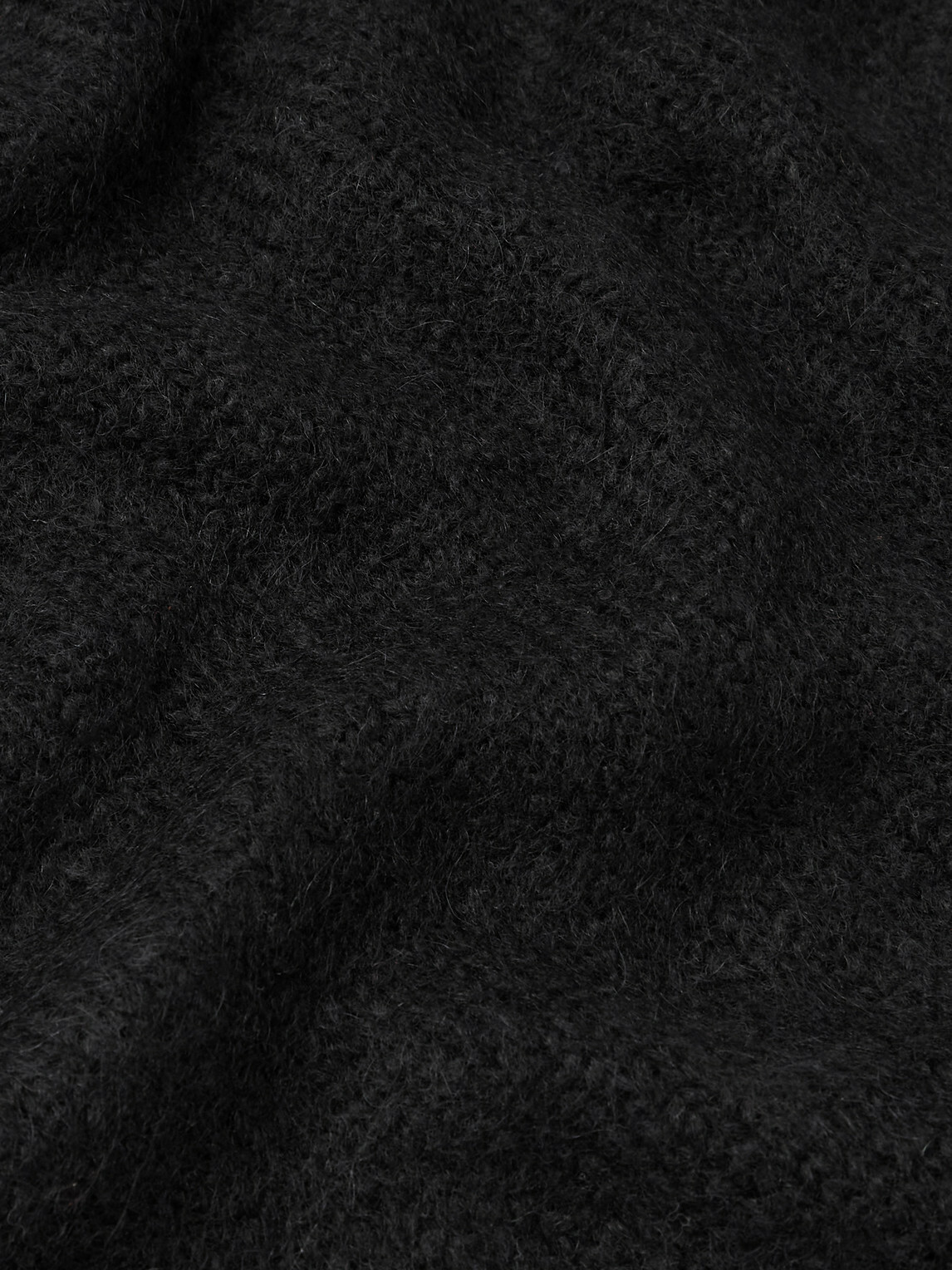 Monitaly - Alpaguan Alpaca-Blend Sweater - Black
