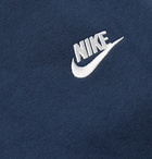 Nike - Sportswear Club Tapered Fleece-Back Cotton-Blend Jersey Sweatpants - Blue