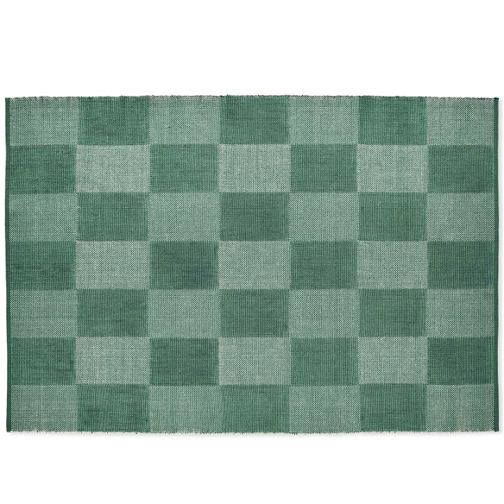 Photo: HAY Check Rug 140 x 200 in Green