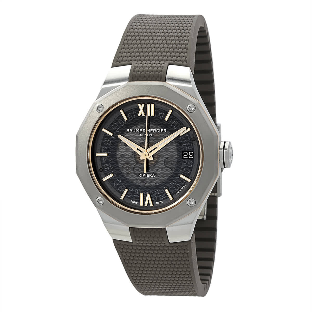 Baume et Mercier Riviera 1020 Automatic Smokey Grey Dial Unisex Watch M0A10720