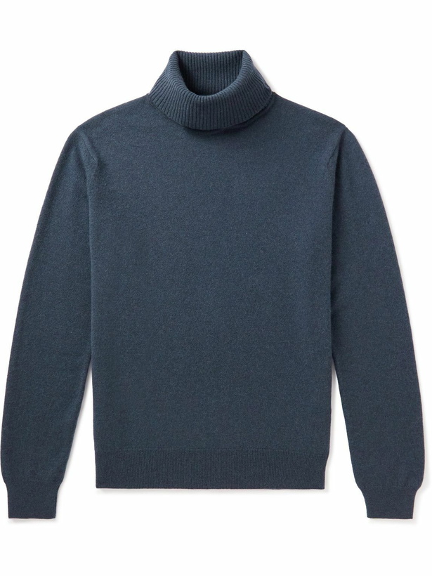 Photo: TOM FORD - Cashmere Rollneck Sweater - Blue