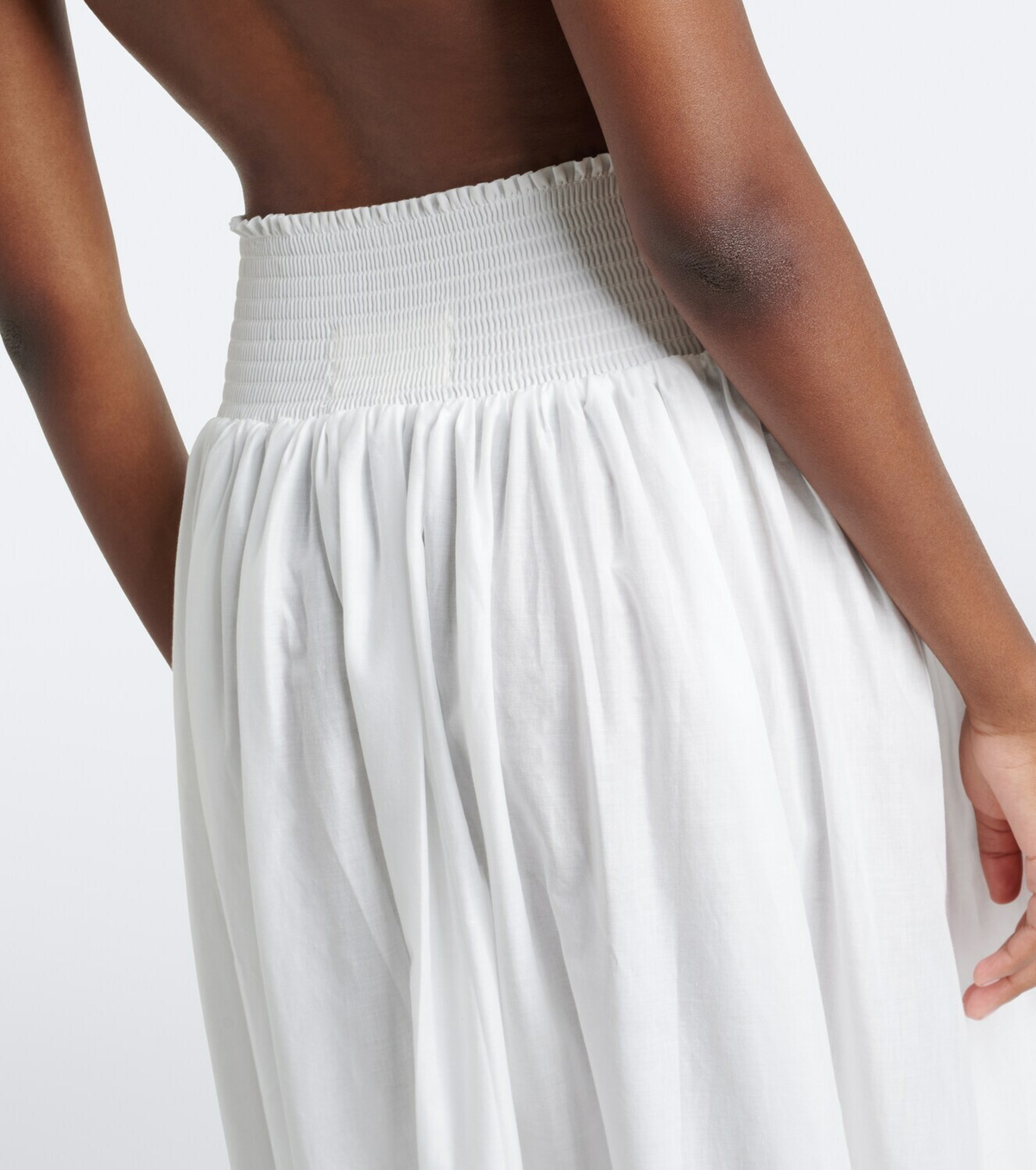 Montce Millie cotton poplin maxi skirt