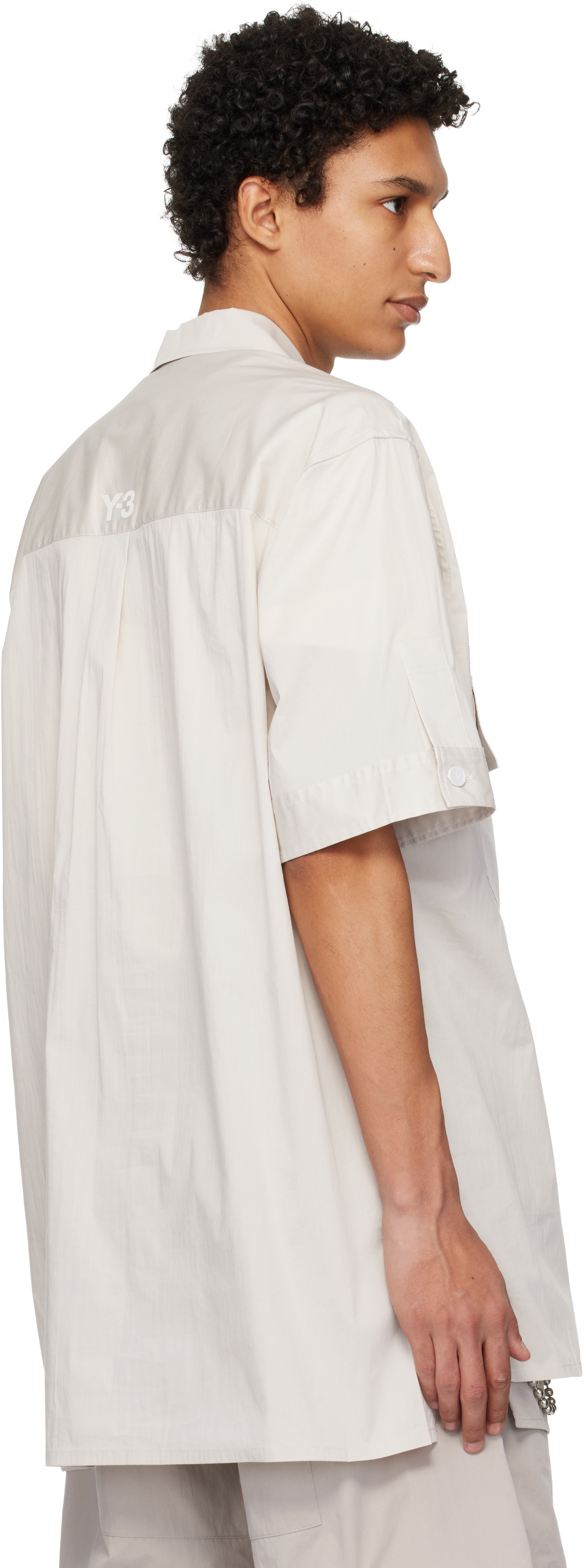 Y-3 Gray UT Short Sleeve Shirt