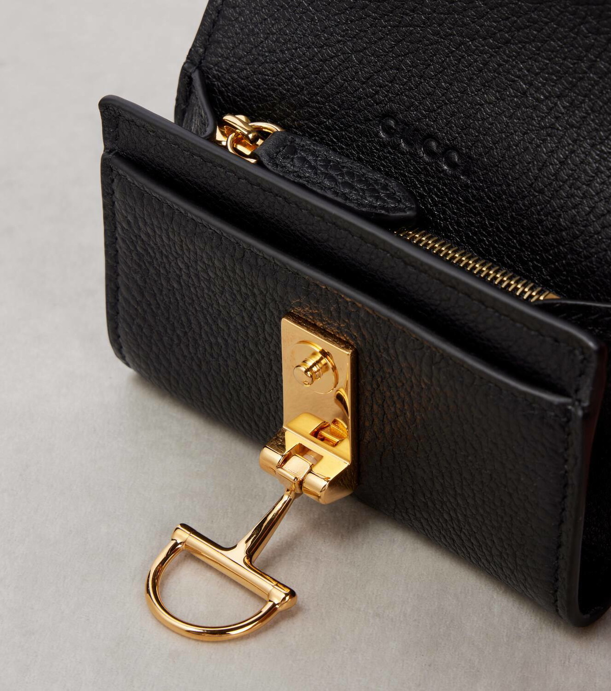 Gucci Horsebit leather card case