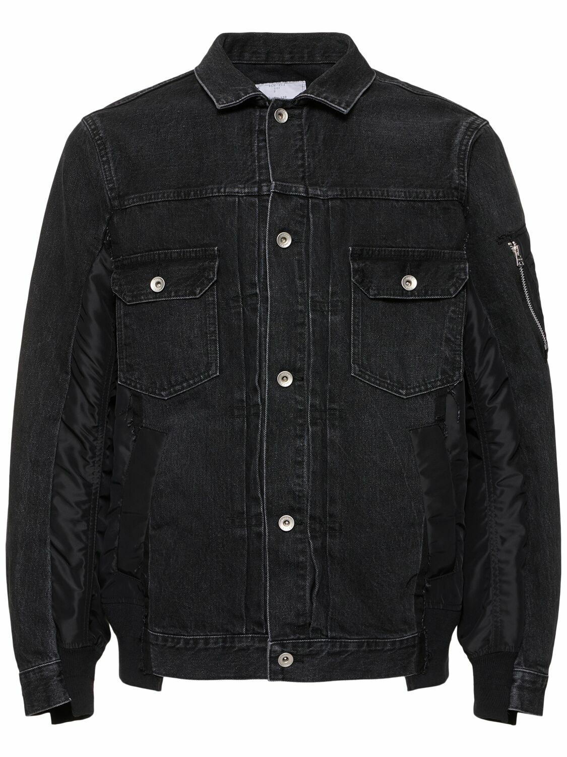 sacai Indigo Zip Jeans Sacai sacai Indigo Zip Jeans Sacai