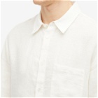 A.P.C. Men's Cassel Linen Shirt in Off White