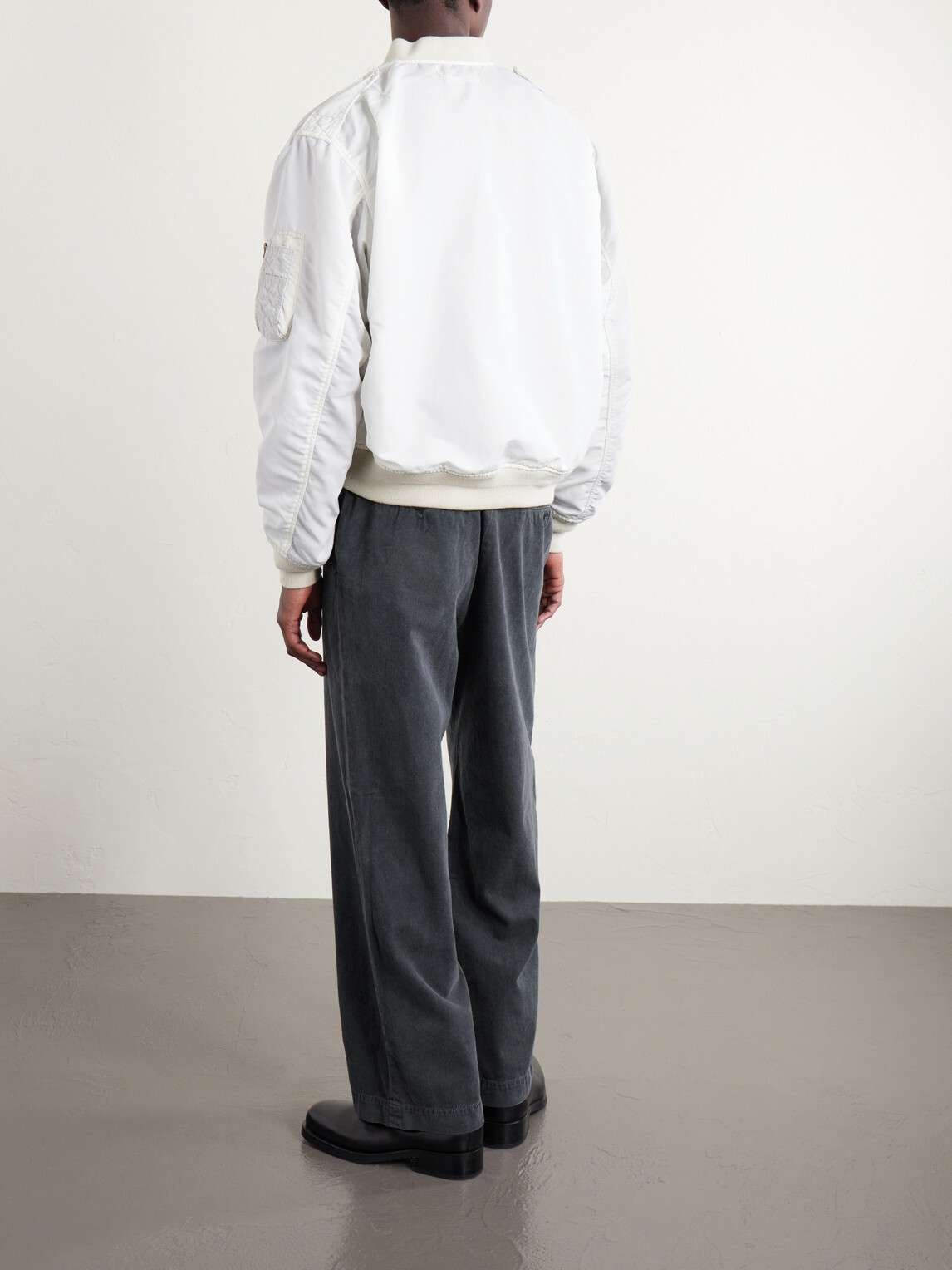 Remi Relief - Straight-Leg Cotton-Twill Trousers - Black