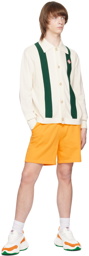Casablanca Yellow Embroidered Shorts