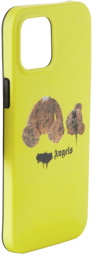 Palm Angels Yellow Spray Paint Bear iPhone 12 Pro Max Case