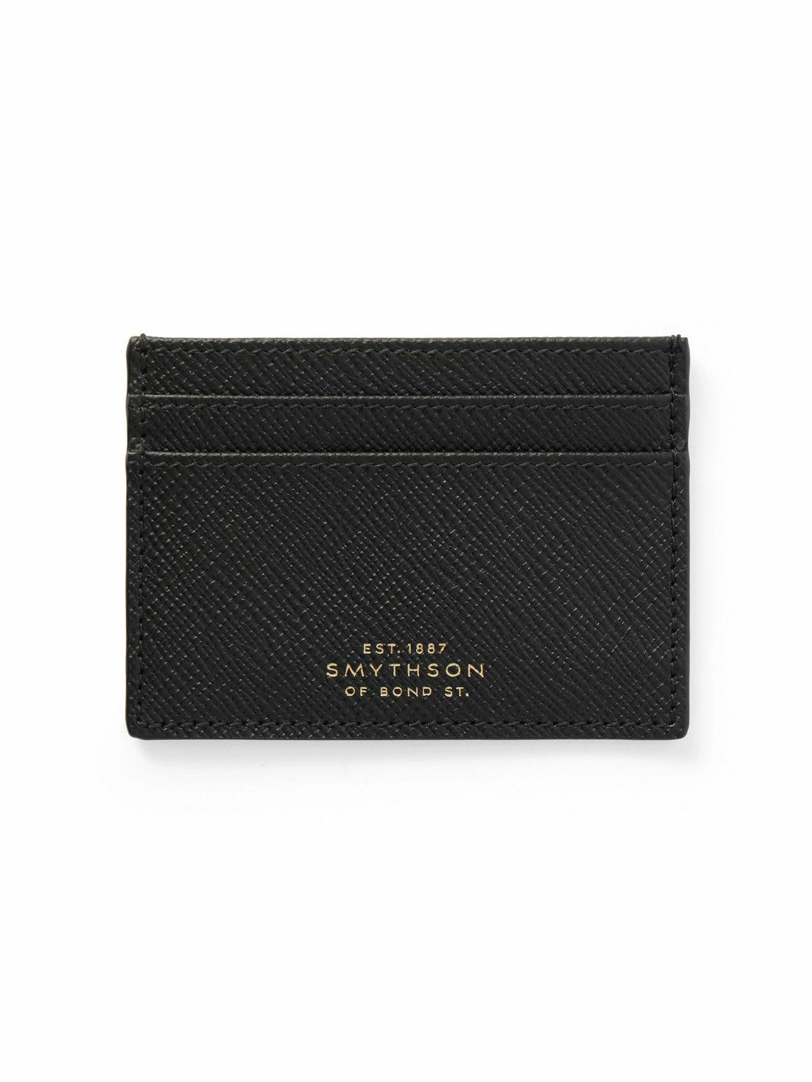 Smythson - Panama Cross-Grain Leather Cardholder