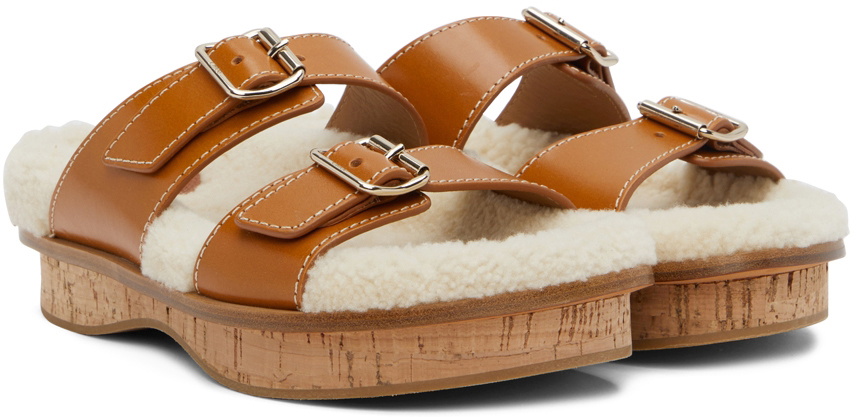 【関税込み】Chloe タン Marah サンダル Chloé Tan Marah Mules Chloe
