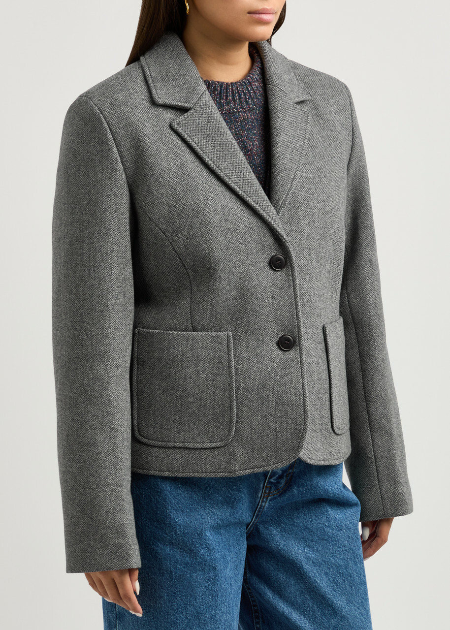 Skall Studio Claire Wool Blazer Grey