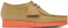 Clarks Originals Tan & Orange Suede Wallabee Derbys