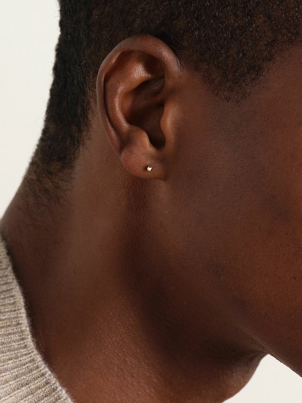 Photo: MARIA TASH - Ball Stud 2.5mm 14-Karat Gold Single Earring