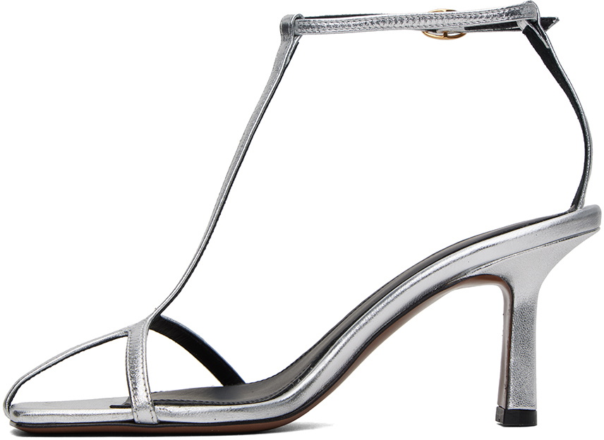 NEOUS Silver Jumel Heeled Sandals