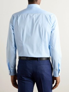 Paul Smith - Slim-Fit Cutaway-Collar Cotton-Poplin Shirt - Blue