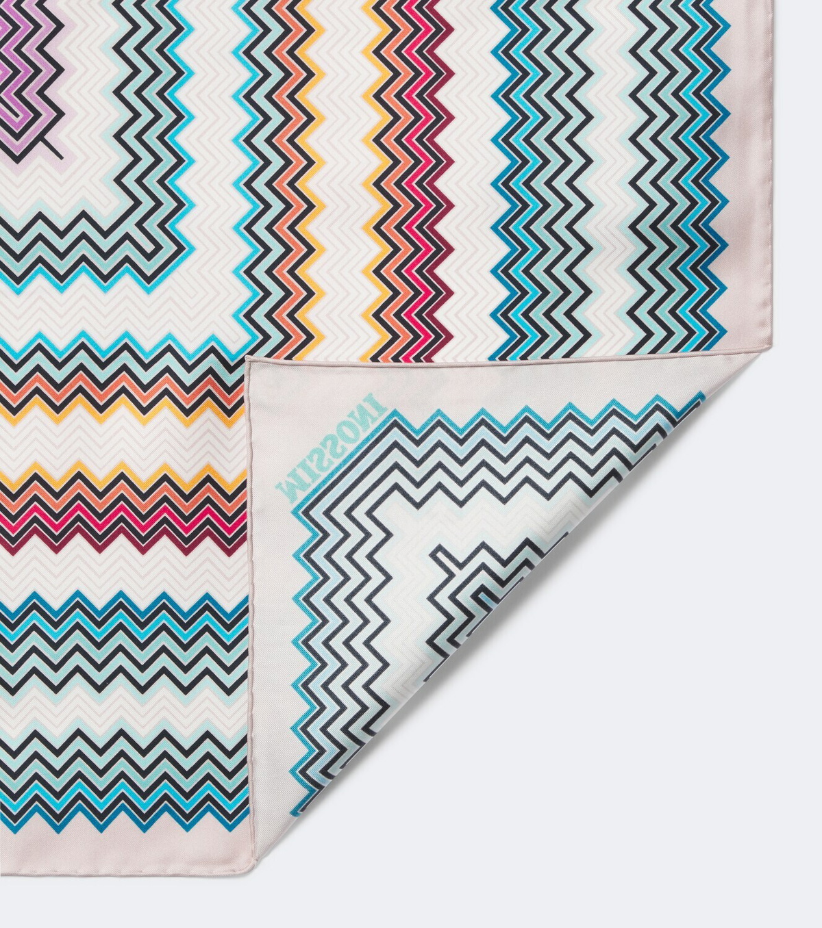 Missoni Zigzag silk twill scarf