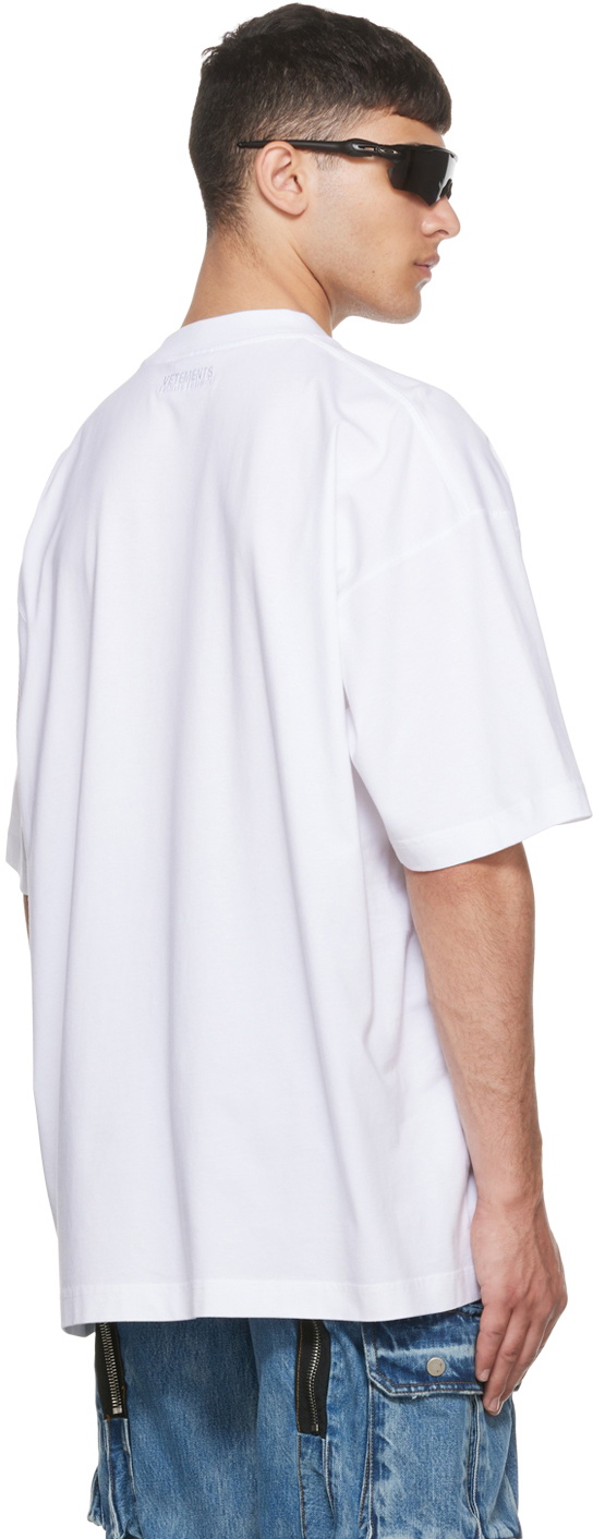VETEMENTS White '5G' T-Shirt Vetements