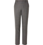 PAUL SMITH - Slim-Fit Prince of Wales Checked Wool Trousers - Gray