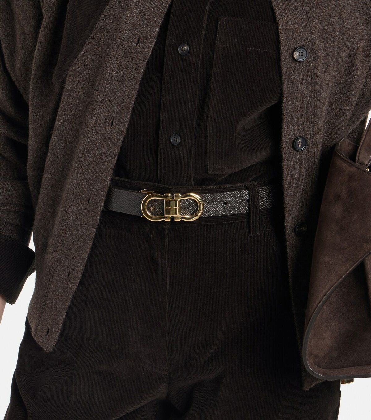 Ferragamo Ganicini leather belt