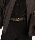 Ferragamo Ganicini leather belt