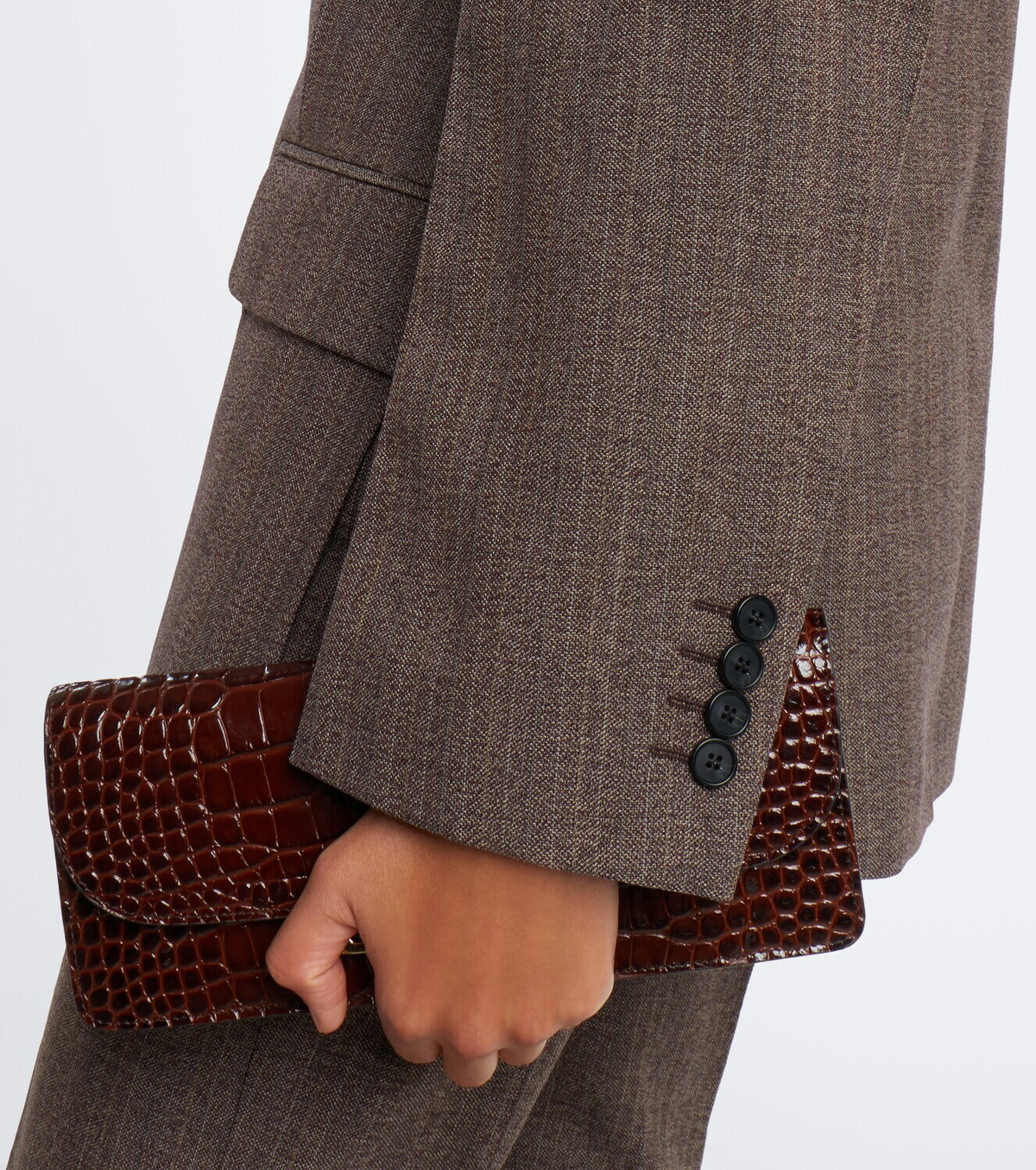 Victoria Beckham Striped single-breasted blazer