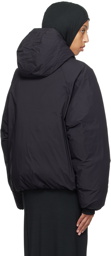 POST ARCHIVE FACTION (PAF) Black Zip Down Jacket