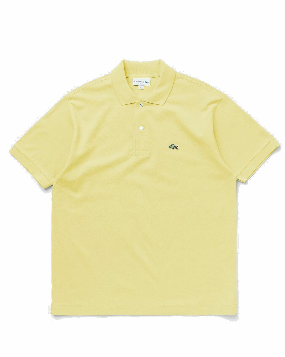 Photo: Lacoste Classic Polo Shirt Yellow - Mens - Polos